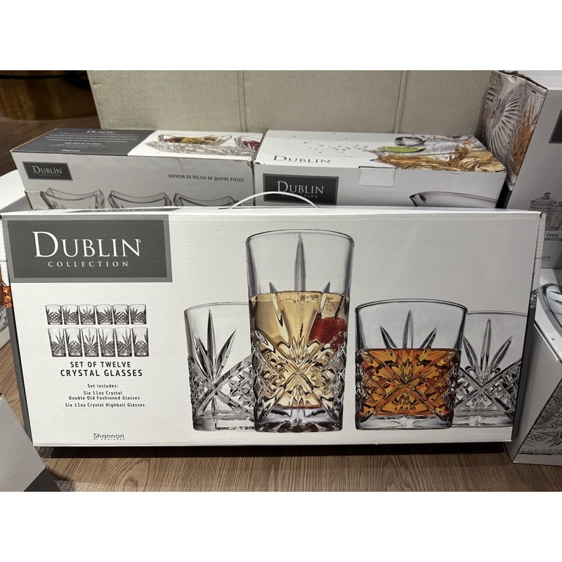 Set 12 cốc pha lê Old Fashion & Highball