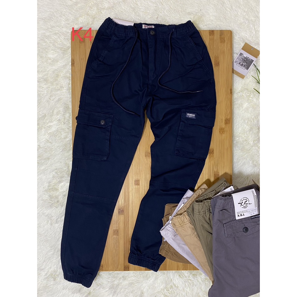 Quần Kaki JOGGER Cao cấp có size 28-36 cho nguoi 88kg trở lại. Vải dày và co giãn nhẹ