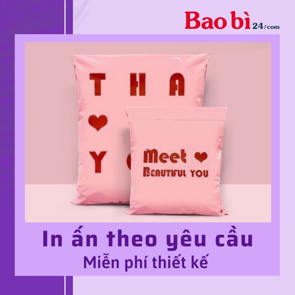 Túi đóng gói niêm phong 1kg - Bọc đóng hàng tự dính  - Baobi24