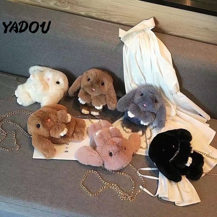 Túi đeo chéo YADOU hình thỏ dễ thương cho bé gái