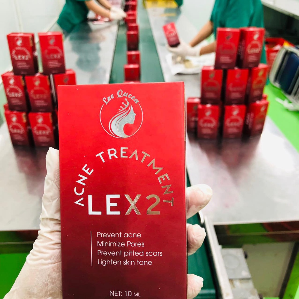Serum mụn Lex2-Chính hãng giảm mụn mờ thâm,sản sinh colaggen chăm sóc da mặt siêu hiệu quả