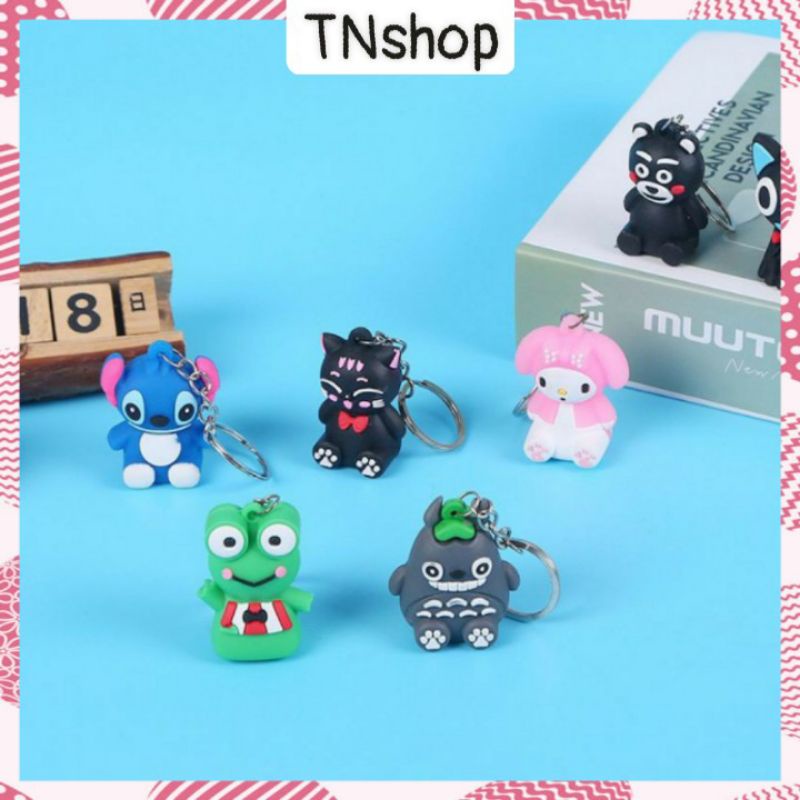 Móc chìa khóa hoạt hình 3D
