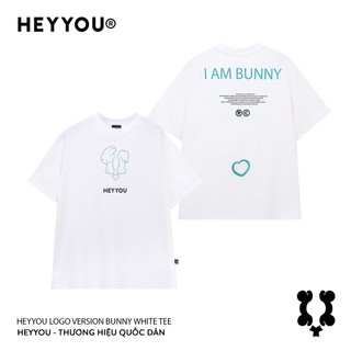 Áo thun Heyyou! Logo Version Bunny White