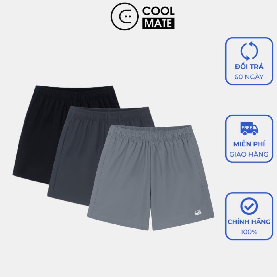 Combo 3 Quần short nam thể thao 5” Function ( túi đựng 2 bên tiện lợi ) - thương hiệu Coolmate chất lượng cao sale off