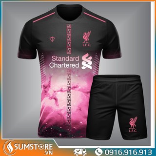 Áo Liverpool Tím Ngân Hà 2023 - Đồ Thể Thao Đá Banh Đẹp Mới