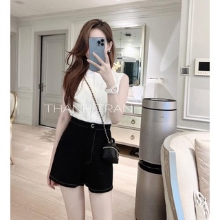 Áo sơ mi bèo sát nách Thanh Tran