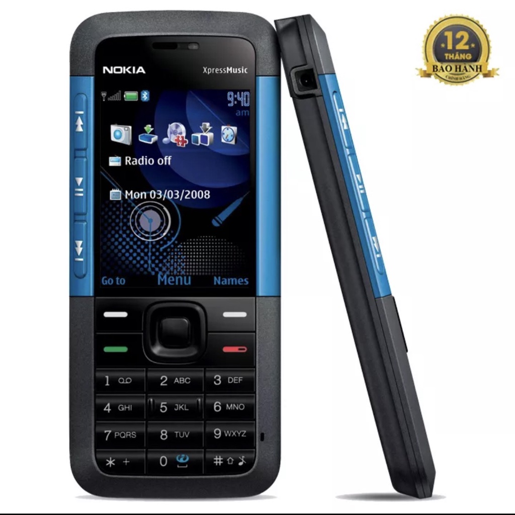 Điện Thoại No_kia 5310 XpressMusic main zin chính hãng có pin và sạc Bảo hành 12 tháng