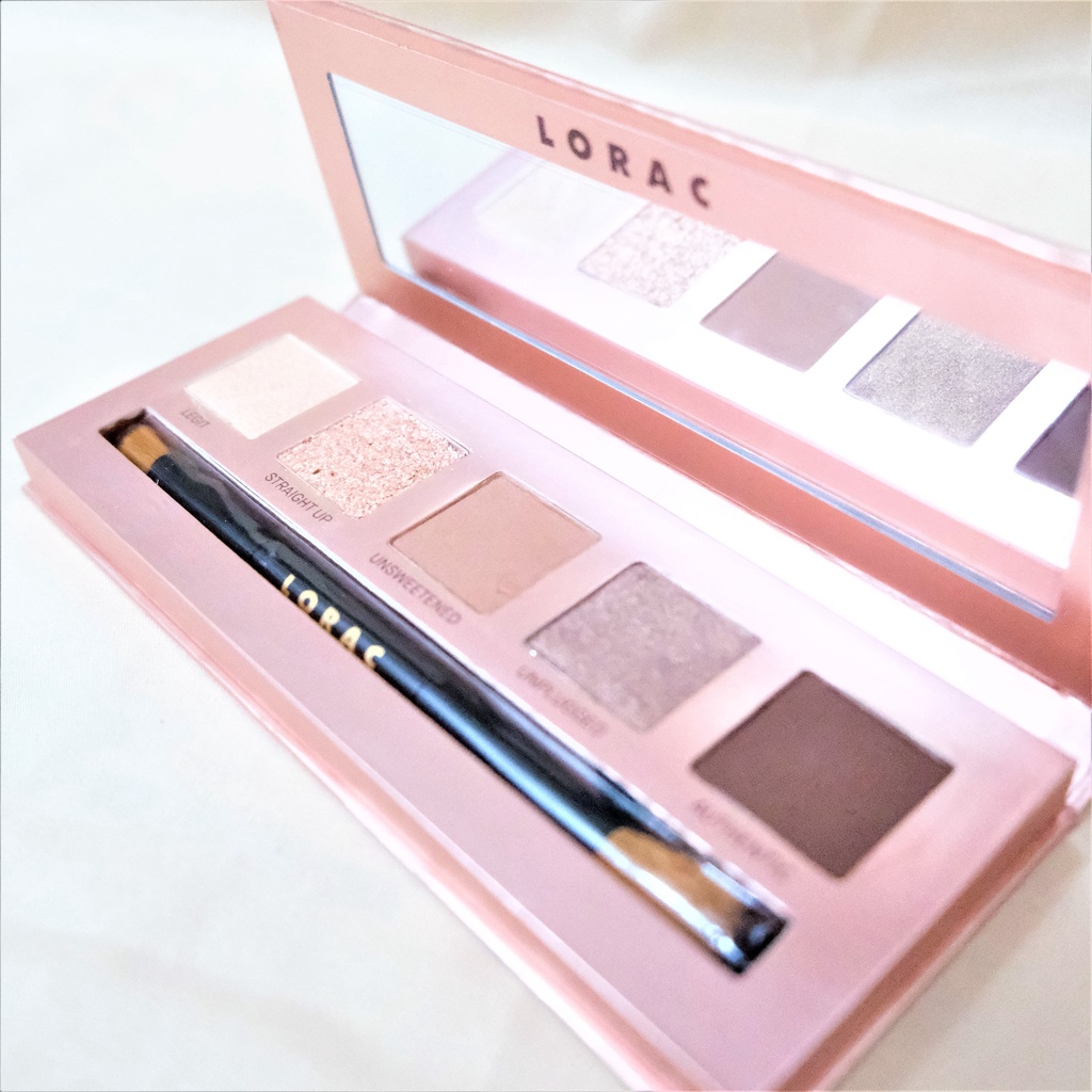 Bảng Mắt 5 Ô LORAC Unzipped Unfiltered Palette With Dual Ended Brush - chính hãng