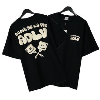 Áo thun adlv mashmallow form unisex chất liệu 100% cotton thoáng mát thấm hút mồ hôi