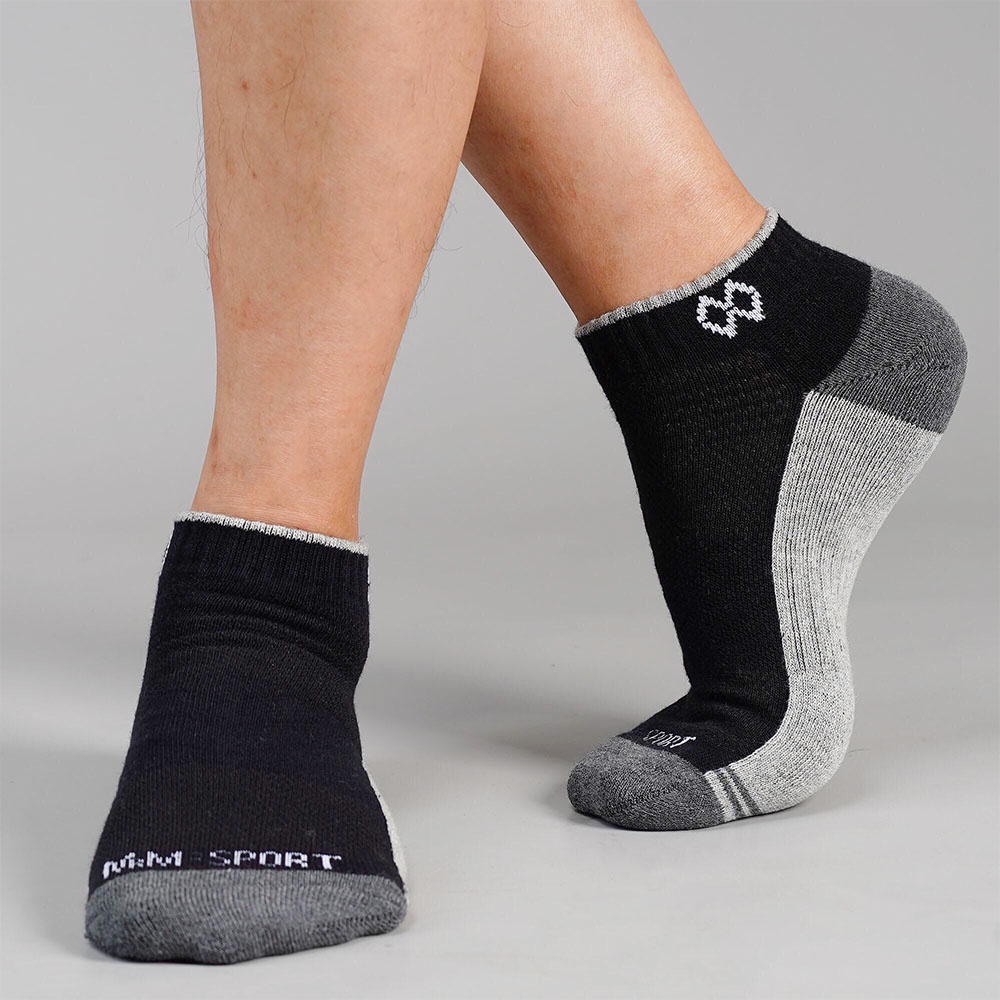 Tất thể thao chuyên chạy bộ, đá bóng MRM Manlywear chống trơn trượt phồng rộp chân, thấm hút mồ hôi-CB3CNCM