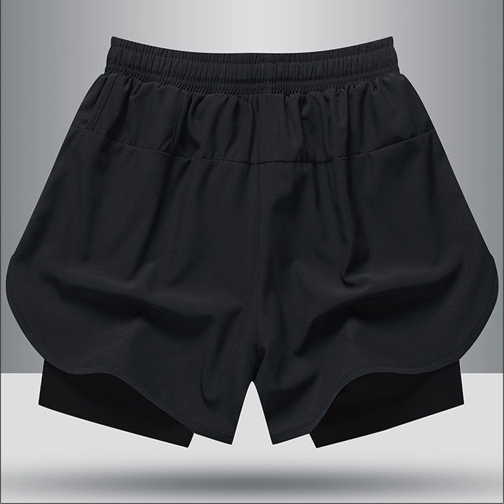 Quần chạy bộ nam, nữ UTDOORWEAR 2 lớp thoáng khí, thấm hút mồ hôi và khô nhanh, thoải mái vận động