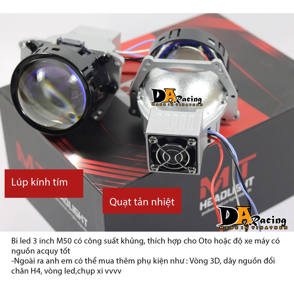 Bi led 3.0 inch M50-MT 85W- siêu pha Bảo hành 12 tháng