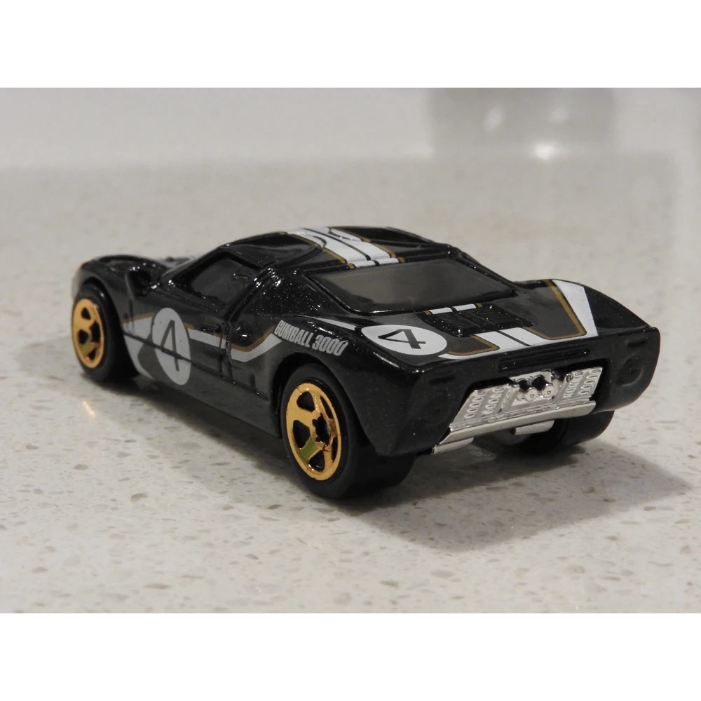 Ducstore.vn Xe mô hình GTC66 Hot Wheels Ford GT-40 - Metalflake Gloss Black- Card US