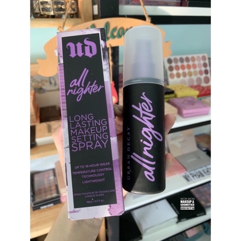 Bill US - Xịt khoáng khoá nền Urban Decay All Nighter Setting Spray FULLSIZE