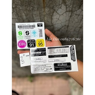 Tem thông số thái wave 125