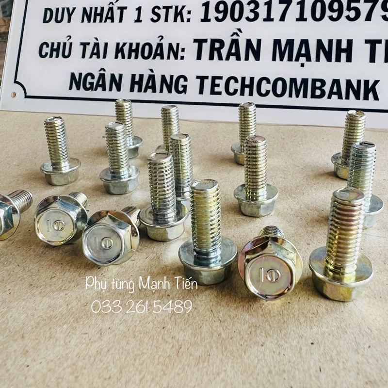 Ốc 8 li 2 phân đầu số 10