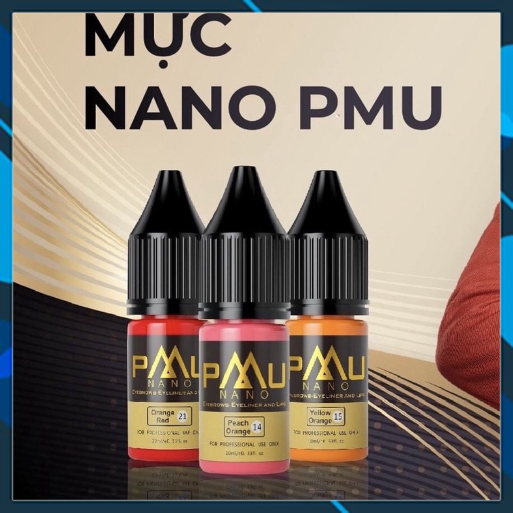Mực Nano PMU Chính Hãng Cao Cấp, Mực PMU Bám Nhanh Bong Đậm 10 ML
