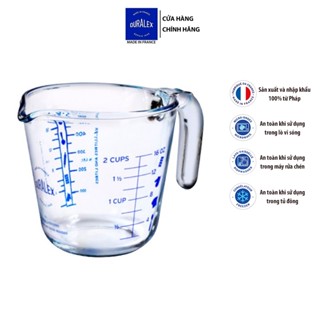 Ca đo lường D5016A  - Blue Duralex  500ml Thủy tinh cường lực cao cấp Pháp [Chính Hãng]