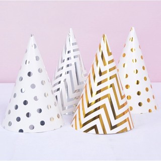 Nón sinh nhật bằng giấy ép kim - Kool Style