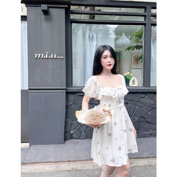 (Xưởng may chuyên sỉ)Đầm hoa cúp 0483- một chiếc hoa đáng yêu