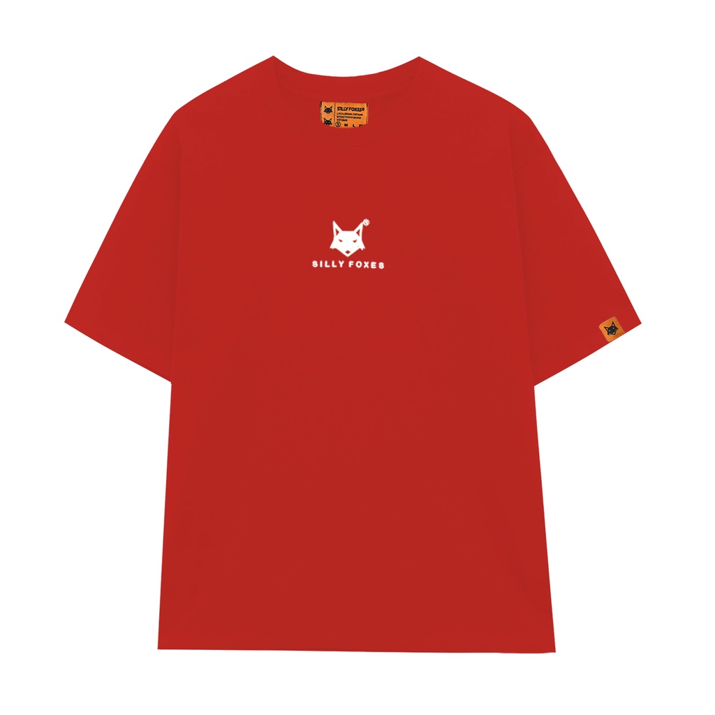 Áo Thun Local Brand Iconic Logo Silly Foxes Đỏ In Nổi - SLF0023