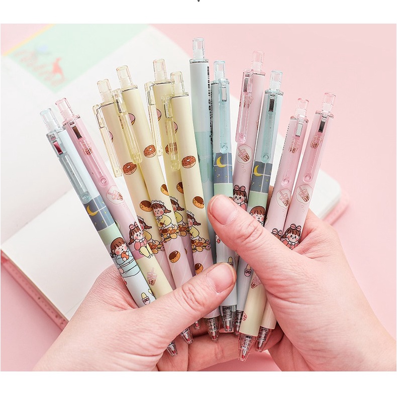 Bút bi nước cute mực gel Hoạt hình dễ thương