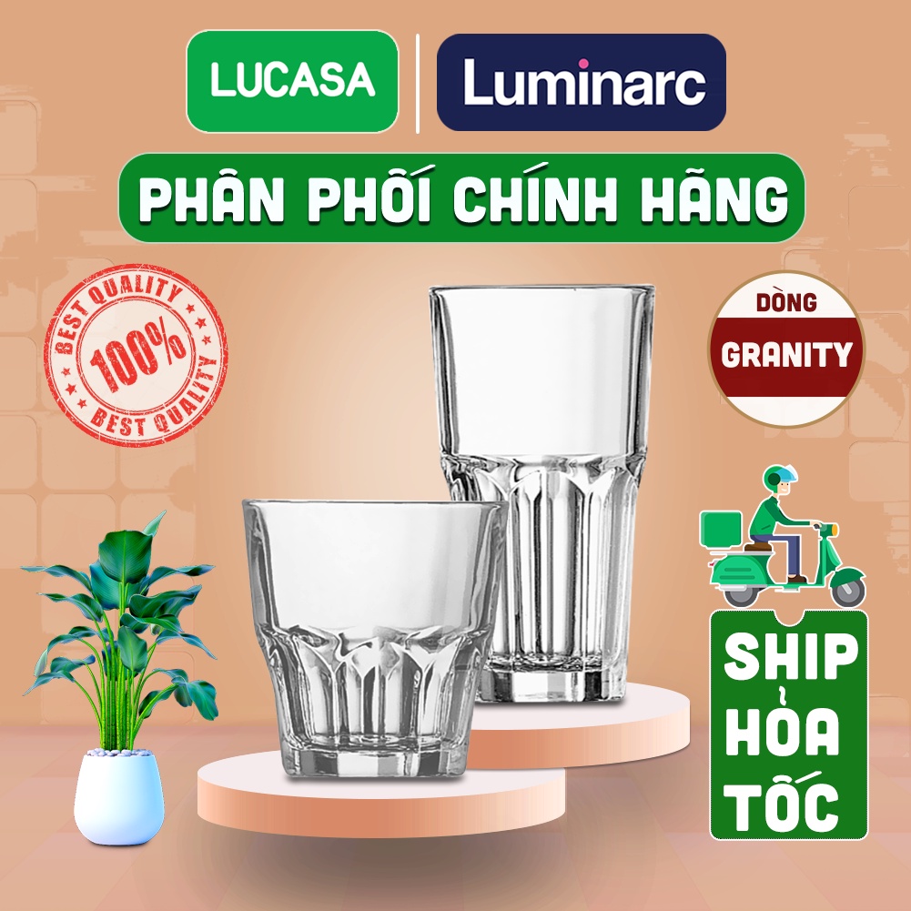 Ly Thủy Tinh Luminarc Granity - Loại Cường Lực | Phân Phối Chính Hãng