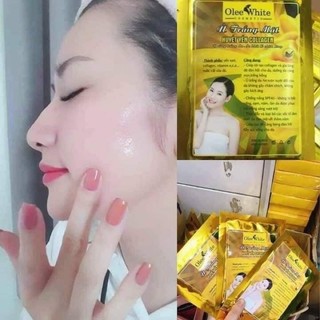 Ủ trắng mặt huyết yến collagen olee white bột ủ trắng da