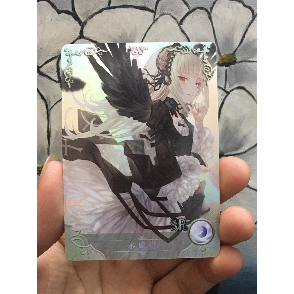 (Rain15) Thẻ bo góc nhân vật Suigintou – Rozen Maiden NS-08 – SR