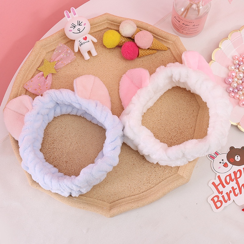 Băng Đô Rửa Mặt Kiểu Dáng Tai Cáo Dễ Thương