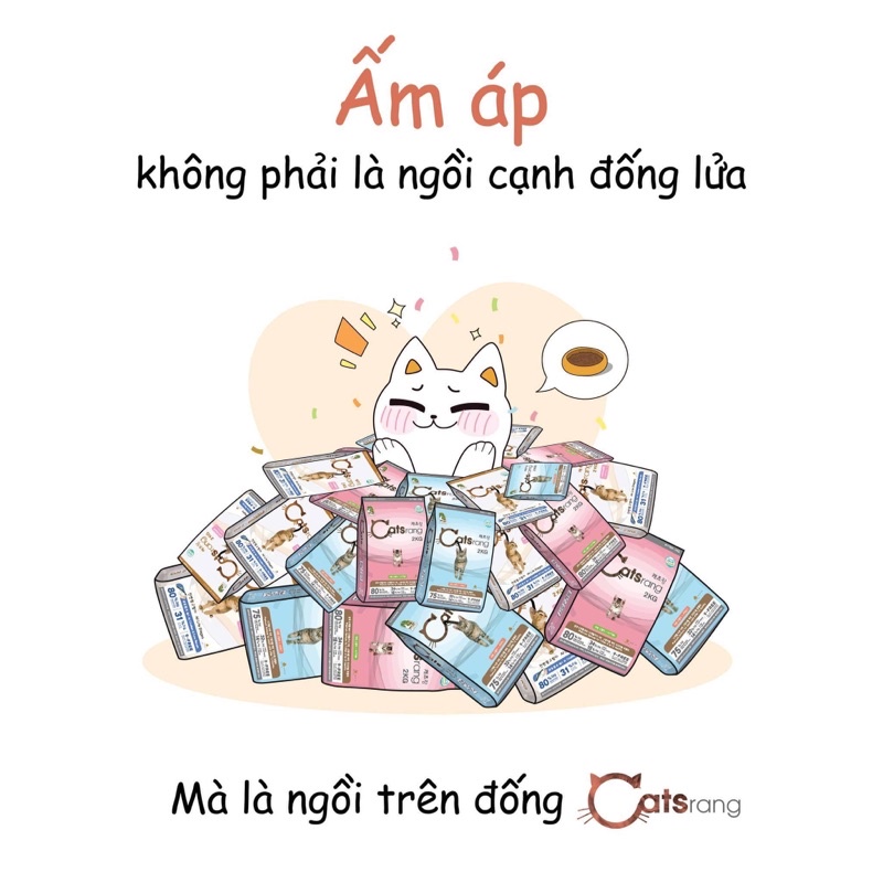 Sản phẩm hạt khô cao cấp Catsrang nhập khẩu Hàn Quốc dành cho mèo