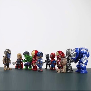 [Trọn bộ 6 con] [Không đèn] Mô hình Chibi nhân vật Marvel
