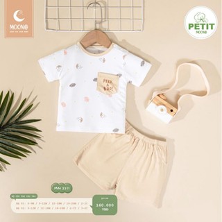 Moon_ Bộ cộc tay Petit Moon cho bé