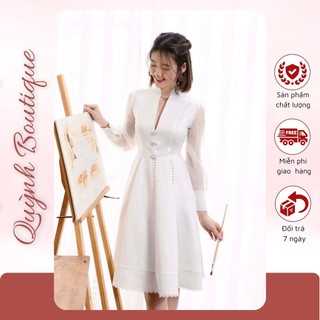 Váy Cao Cấp Dành Cho Những Buổi Tiệc Sang Trọng Even - Đầm 2 Lớp Tay Áo Phồng Chất Đẹp