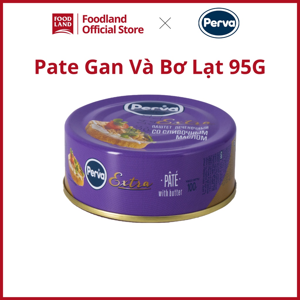 Pate gan hươu,ngỗng, gà tây, vịt  Perva - Pate Nga - pate mịn, phết bánh mỳ, nấu sốt, nấu súp - Foodland