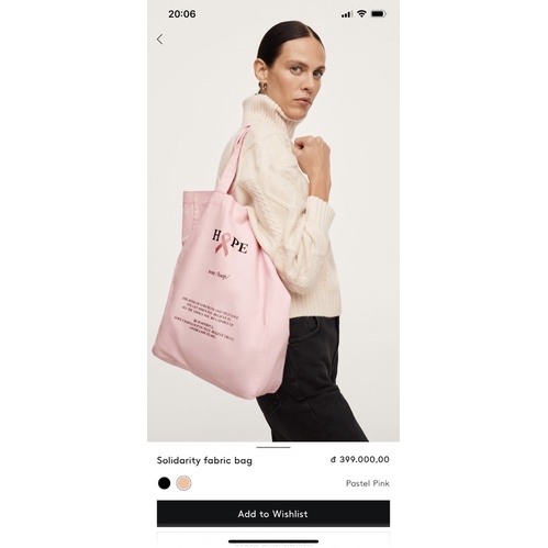 Túi vải mango vợt sale | Hàng hiệu chính hãng