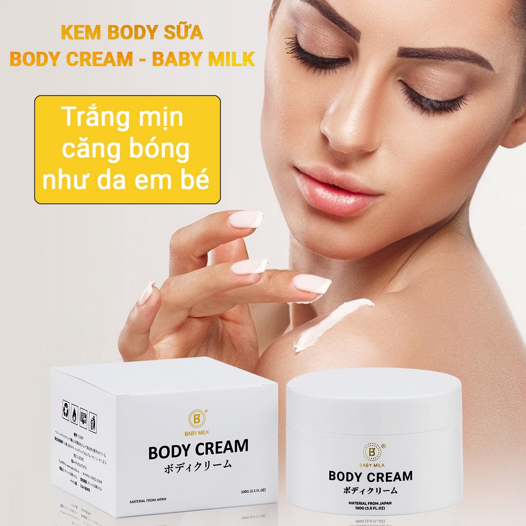 Kem Dưỡng Trắng Toàn Thân Body Cream Baby Milk - Hàng Hiệu Cao Thiên Nhi