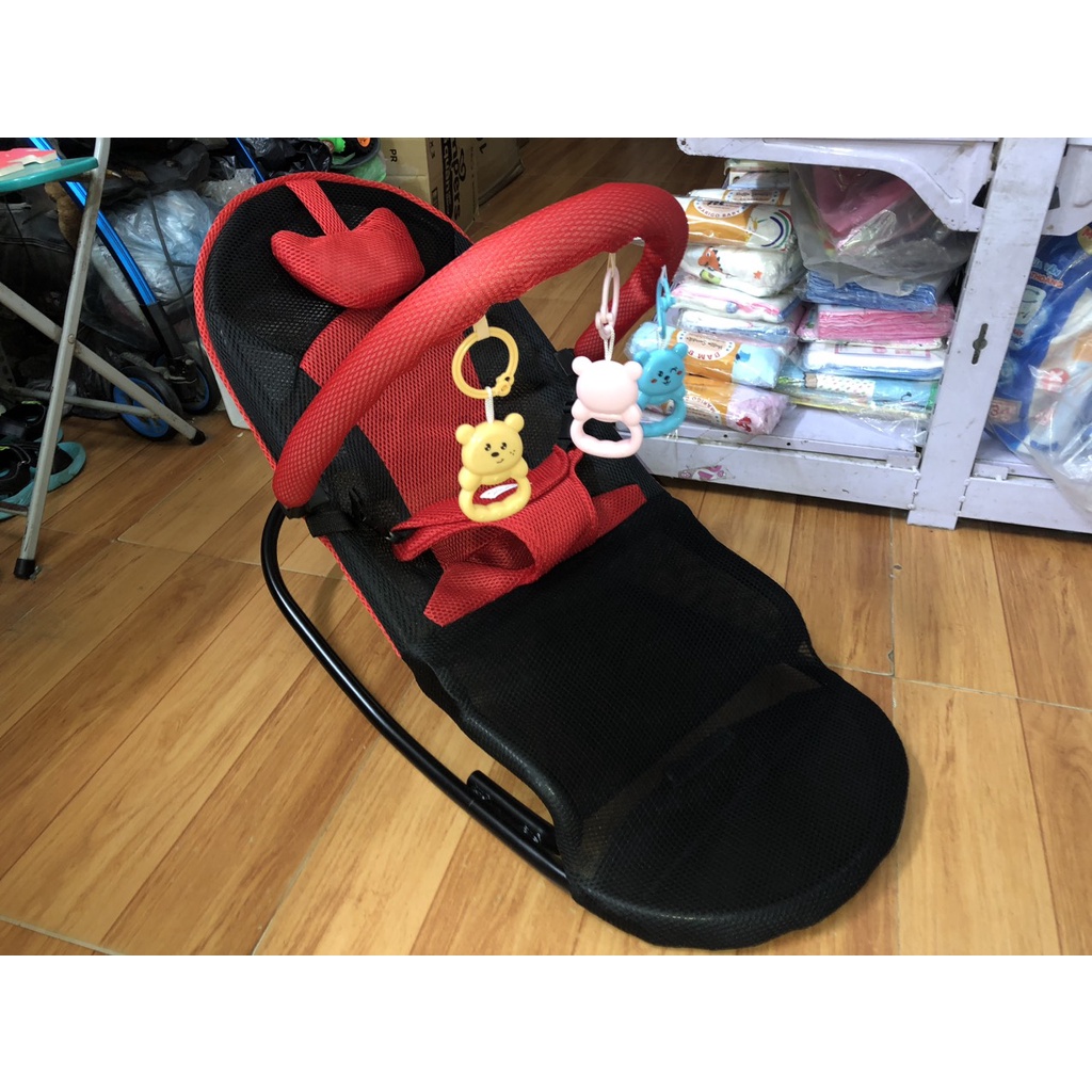 Ghế Nhún Ghế Bập Bênh 3 Tư Thế Chân Cong Cao Cấp Có Thanh Treo Đồ Chơi Mẫu Mới Nhất 2023