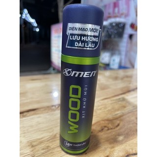 Xịt khử mùi nam X men Wood 140ml x-men