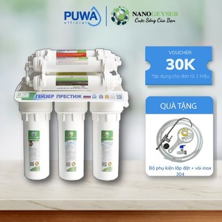 Máy lọc nước nano geyser eco 8, diệt khuẩn kép với 2 lần bằng công nghệ nano bạc & 8 cấp độ lọc ưu việt