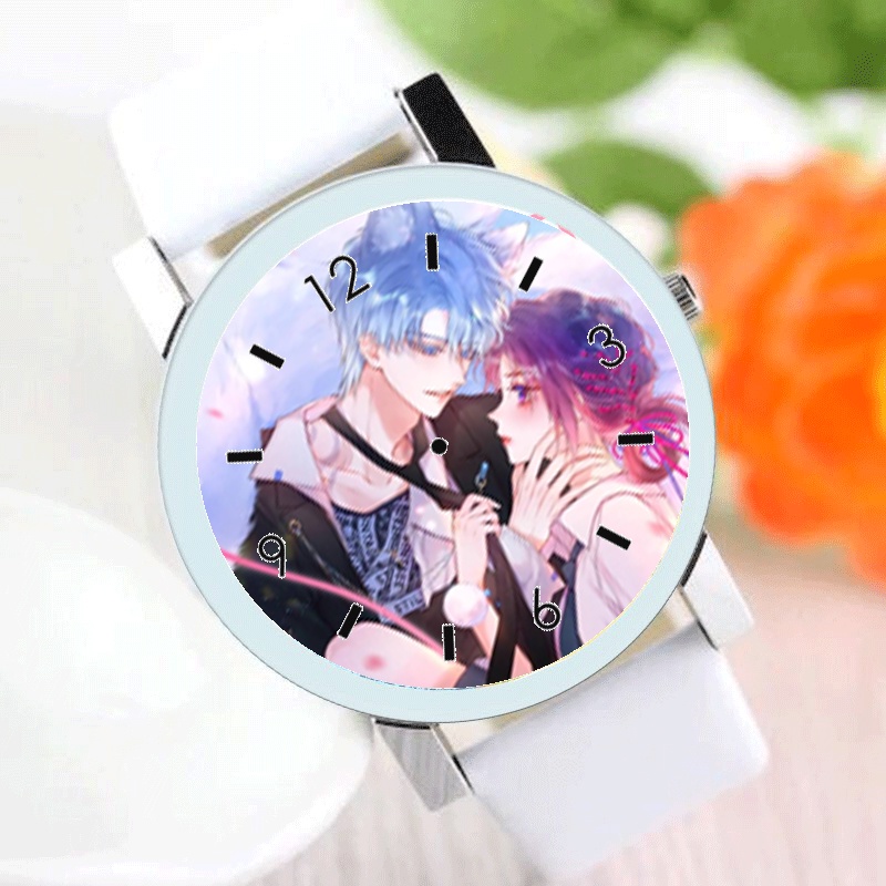 Đồng hồ đeo tay nam nữ in hình Cạm bẫy của hồ ly manhua anime chibi tiện lợi