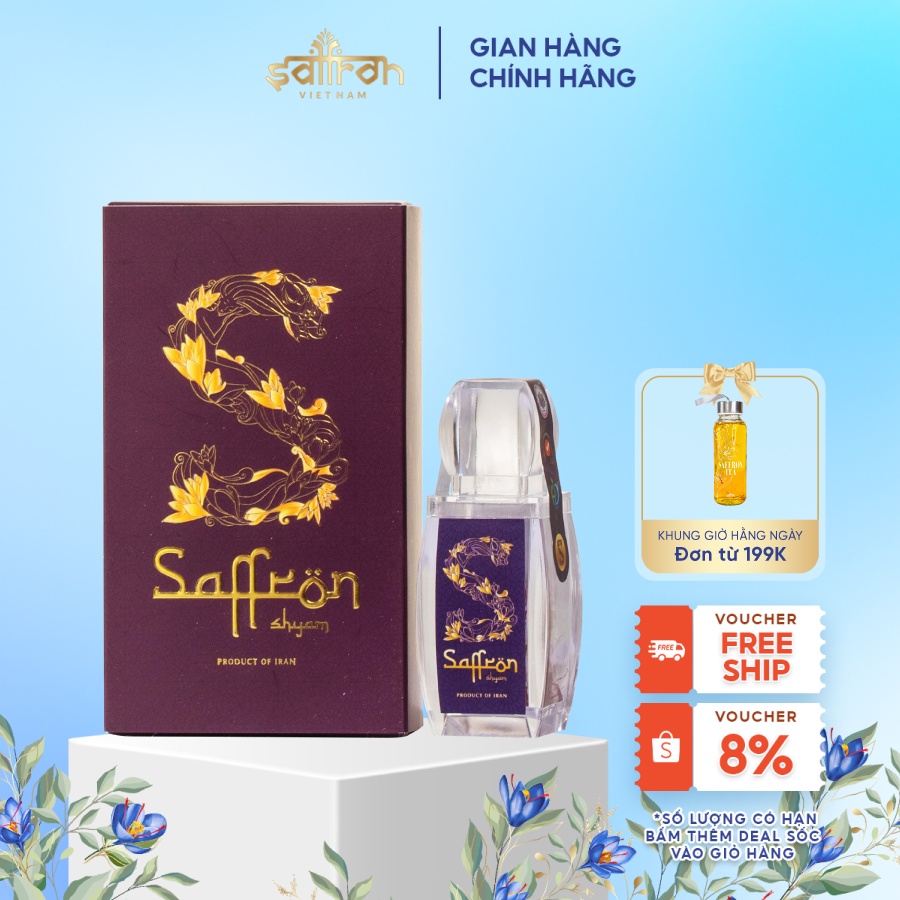 Nhụy Hoa Nghệ Tây Saffron Shyam 0.5Gram/hộp