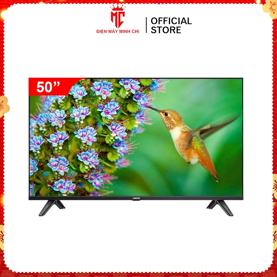 Smart Tivi Asanzo 4K 50 Inch Model 50 Inch Model 50EX8 Điều Khiển Giọng Nói