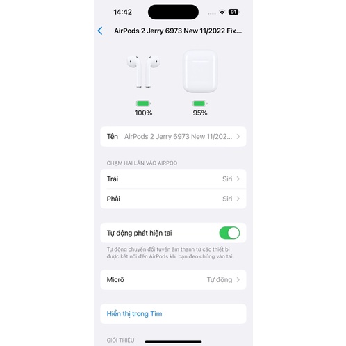 Tai Nghe TWS Ari 2 Jerry New 2023 , Tinh Tế - Sang Trọng - Cao Cấp - Pin Trâu - Âm Hay