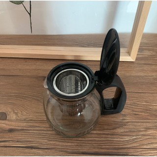 BỘ ẤM PHA TRÀ THỦY TINH CÓ LƯỚI LỌC + 4 LY