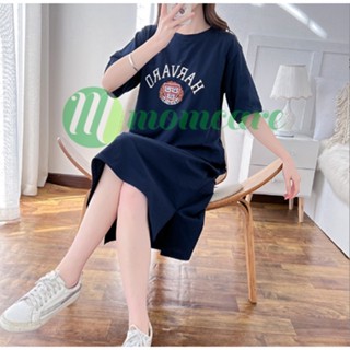 Váy bầu nữ V22 - Đầm sau sinh cho con bú ti chất Cotton thun thiết kế đẹp mặc ngủ, đi chơi Bigsize giá rẻ