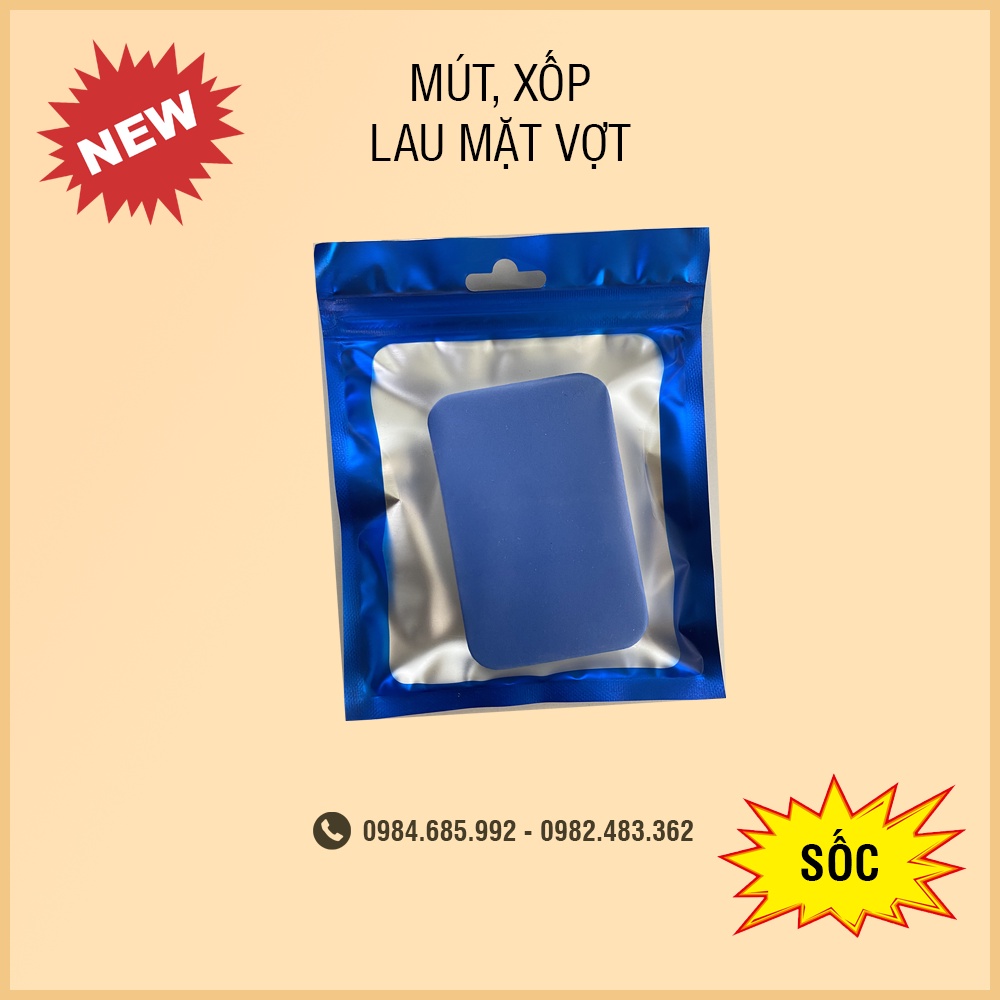 Mút lau mặt vợt bóng bàn, sạch bề mặt, thấm hút khô nhanh