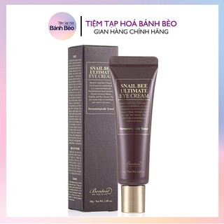 Kem dưỡng mắt phục hồi săn chắc ngăn ngừa lão hóa benton snail bee ultimate eye cream 30g