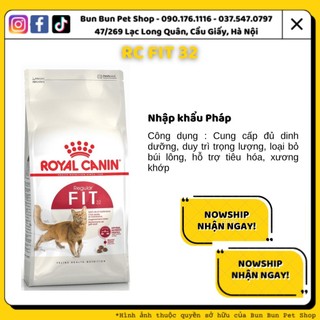 ROYAL CANIN FIT32 bao 15kg - Thức ăn hạt khô cho mèo bao lớn