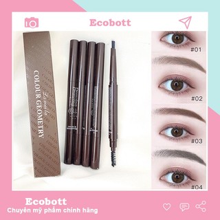 Chì kẻ mày Drawing Color Geometry Eyebrow ECOBOTT CKM01